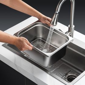 6 Pack Hotel Pans, 1/2 Size Anti-Jam Steam Pan, 0.8mm Thick Stainless Steel Restaurant Steam Table Pan, 6-Inch Deep Commercial Table Pan, Catering Sto